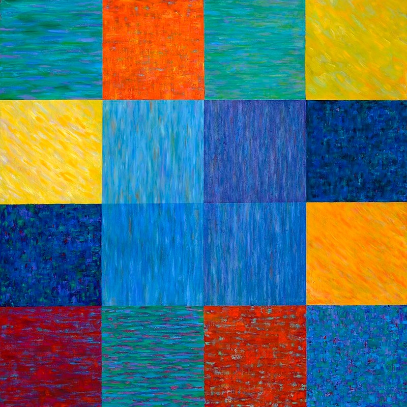 T&Q Modul 5, 100x100cm, Öl LW, 2017
