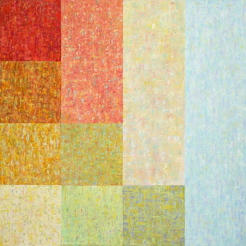 T&Q Modul 6, 100x100cm, Öl LW, 2017