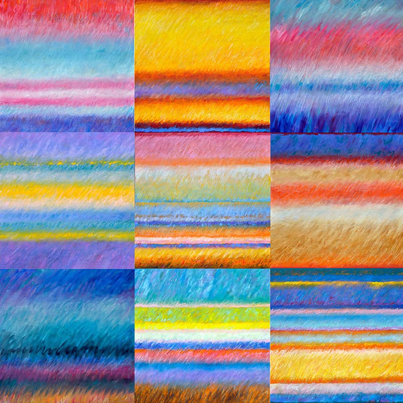 Tonspuren S3, Kompilation mit 9 Modulen, auf Holzrahmen, 174x174cm, 2013, - 38