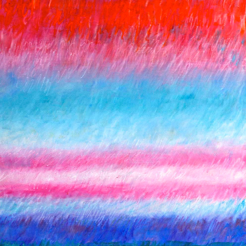 Tonspuren S3, ÖL auf Holzplatte, 58x58cm, 2013, Modul - 01