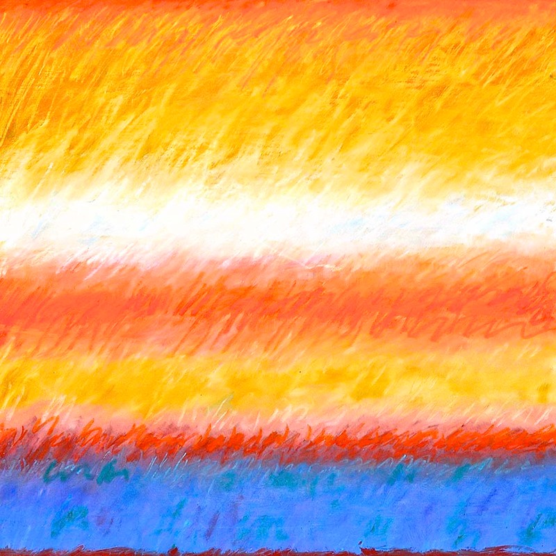 Tonspuren S3, ÖL auf Holzplatte, 58x58cm, 2013, Modul - 09