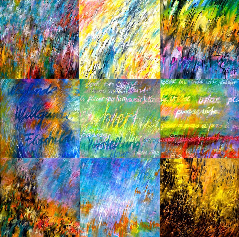 Tonspuren S3 (Ring - Passage 3) Kompilation mit 6 Elementen, 174x174cm, 2013, - 35