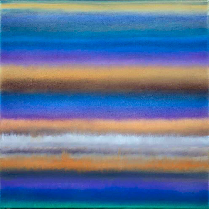 Tonspuren S5 ÖL auf LW, 60x60cm, 2018-19 - 10