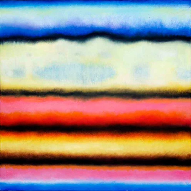 Tonspuren S5 ÖL auf LW, 60x60cm, 2018-19 - 13