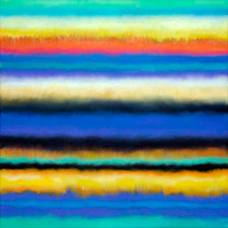 Tonspuren S5 ÖL auf LW, 60x60cm, 2018-19 - 16
