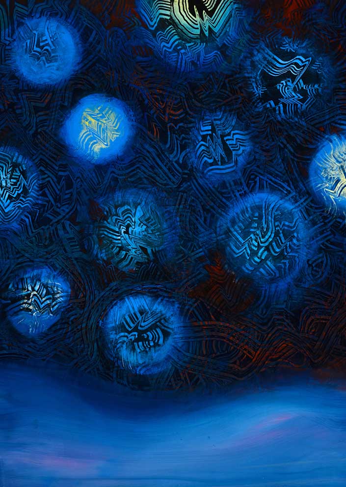 Tonspuren S8 42 (Schoenberg/ Gurrelieder Zyklus) 92x128cm, 2022