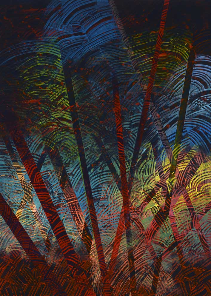 Tonspuren S8 46 (Schoenberg/ Gurrelieder Zyklus) 92x128cm,2022