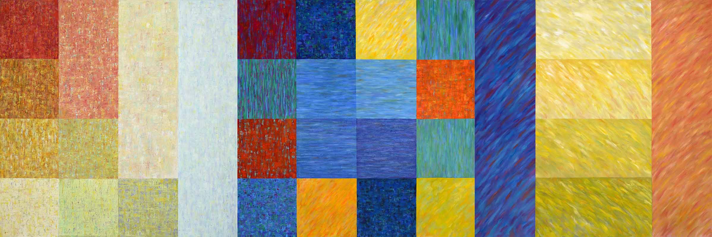 M6+M5+M7 als Triptychon, 100x300cm, 2017