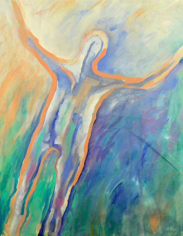 Vie passe vite 2, Diastole, 140 x 180cm, Kohle & Acryl auf BW, 1989